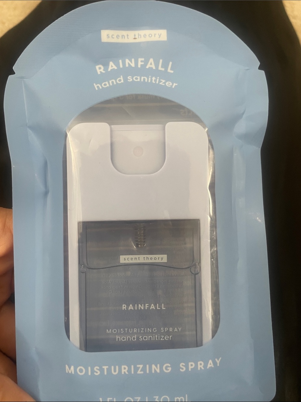 Rainfall Moisturizing Spray Hand Sanitizer - Light Blue